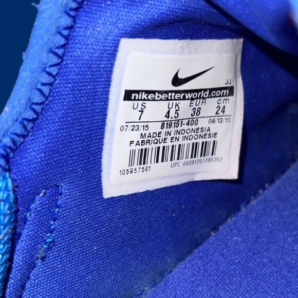 Rare 2015 Nike Air Huarache Run Ultra Photo Blue/White (Women's) Size 7 - Picture 5 of 7